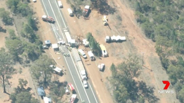 NSW Police Superintendent Peter McKenna said the crash was "another tragedy on our roads".