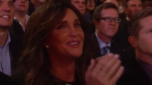 Caitlyn Jenner was spotted getting teary-eyed as she watched Kendall model.