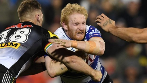 Focused: James Graham is desperate for the Bulldogs to finish the season on a high.