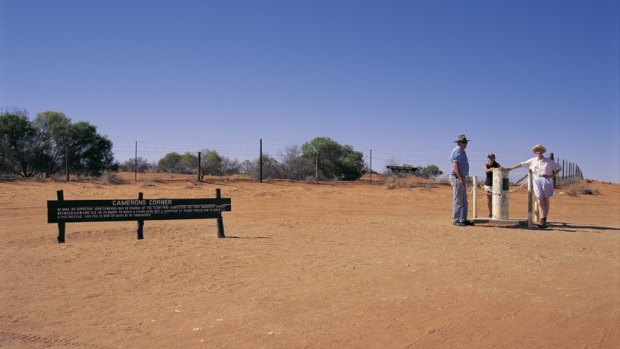 Cameron's Corner, Sturt National Park, NSW.