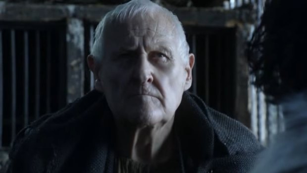 Peter Bradshaw as Maester Aemon in Game of Thrones.