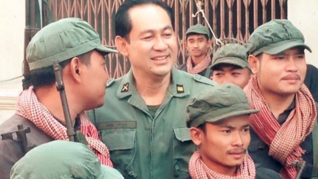 Cambodian actor Tep Rindaro played US-backed leader Lon Nol.