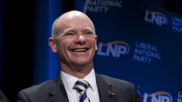 Campbell Newman at the LNP party annual state convention.
