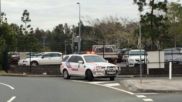 Helensvale train station was evacuated after bomb threat.