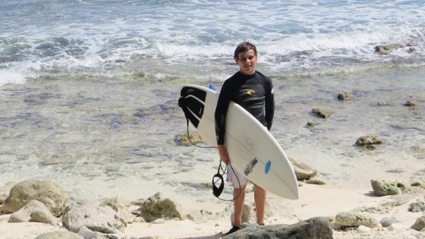 Shark attack victim Cameron Pearman hopes to be back out in the water on Sunday.