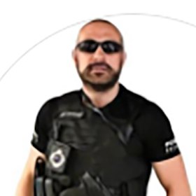 Robert Filippini representing his security company in a social media post. 