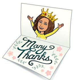 A virtual thank you from Kali