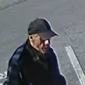 Kalejs caught on CCTV prior to the incident.