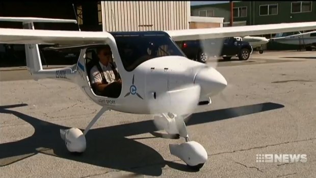 The two-seater is being used to train pilots.