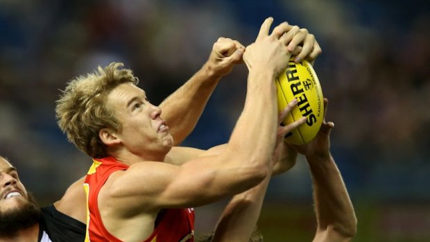 Up for the challenge: Gold Coast vice-captain Tom Lynch said his side is relishing the challenge of facing the Swans.