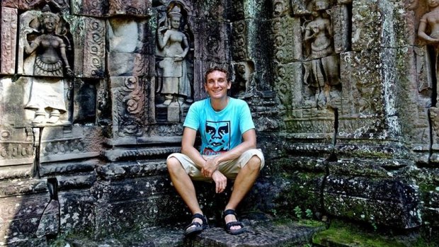 Tom Ricketson at Angkor, Siem Reap: The Sydney man died in a nightclub fire on Tuesday.