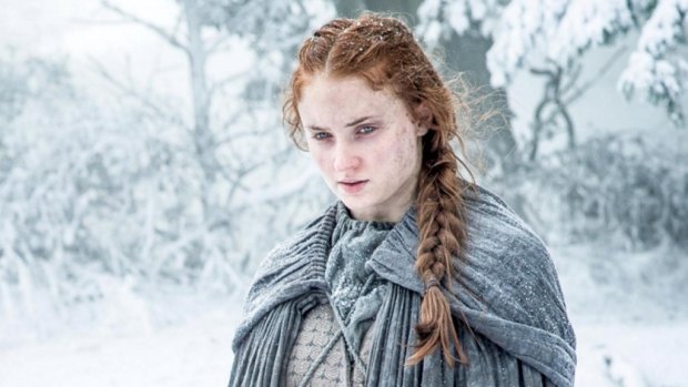 Survivor ... Sophie Turner as Sansa Stark in Game of Thrones, season six.