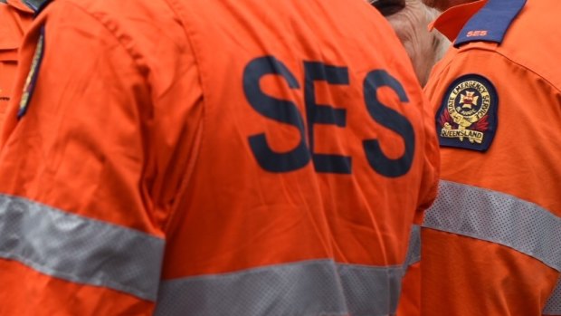 SES volunteers helped search for the missing woman.
