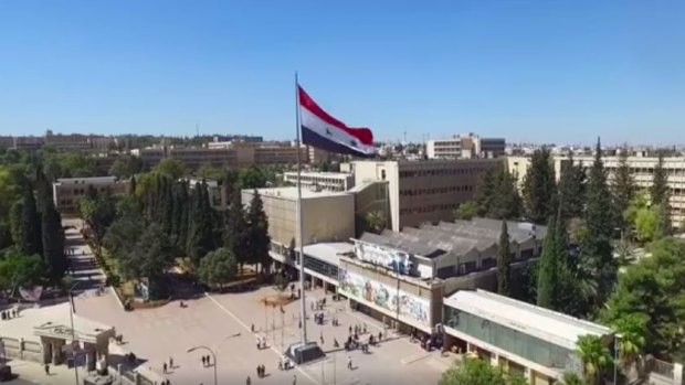 The Syrian Ministry of Tourism used a drone to show life goes on in non-ravaged Aleppo.