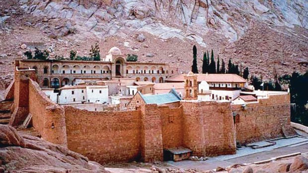 The UNESCO World Heritage-listed St Catherine's Monastery in Sinai, Egypt. 