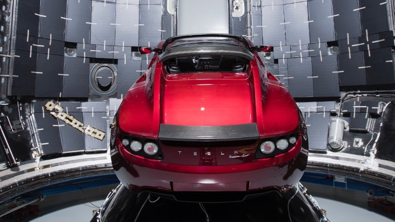Elon Musk Is Launching A Tesla Roadster To Mars Orbit Here