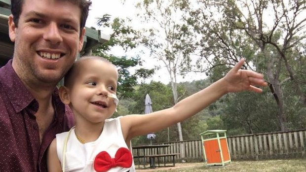 Cairns father Adam Koessler is grieving the loss of his little girl, Rumer Rose.