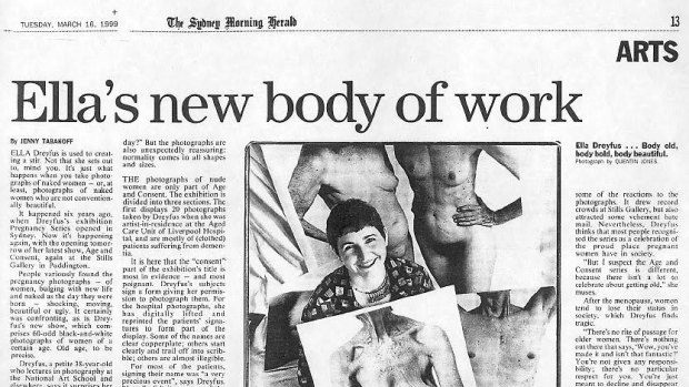 A report in the Sydney Morning Herald on Dreyfus' work in 1999.