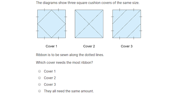 A sample question from the test. (Answer at the end.) 