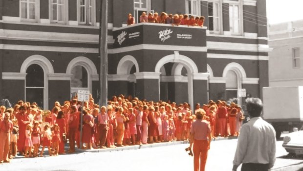 Fremantle was a major hub for the Orange People movement.