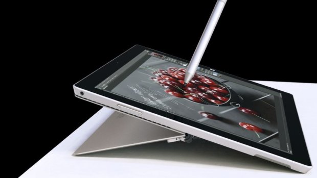 The Surface Pro 3 features a pen-like stylus.