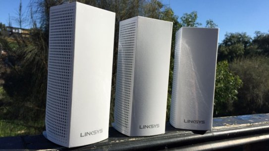 Linksys' Velop mesh WiFi hotspots work together to combat blackspots in your home wireless network.