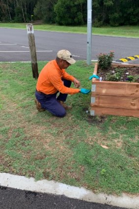 NSW government response team destroying fire ant nest detected in Wardell, south of Ballina.