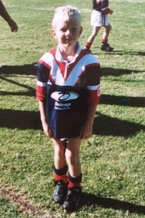 Child star: Tom Trbojevic as a youngster in Mona Vale.