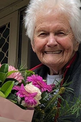 Jan Hodge, a resident of Dorothy Henderson Lodge and mother of Kerry Mould.