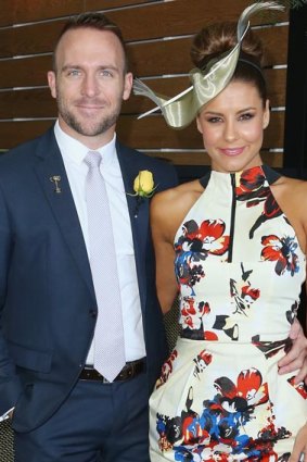 Former glamour couple Lachlan Spark and Lauren Phillips. 