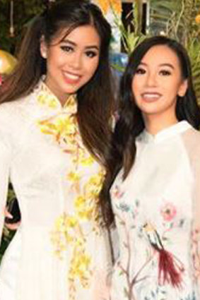 Ashleigh Huynh, right, and Tien "Jacqueline" Nguyen celebrate Lunar New Year in Vietnam. 