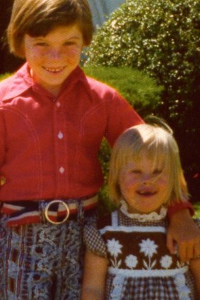 Brian and Kelly as children in upstate New York.