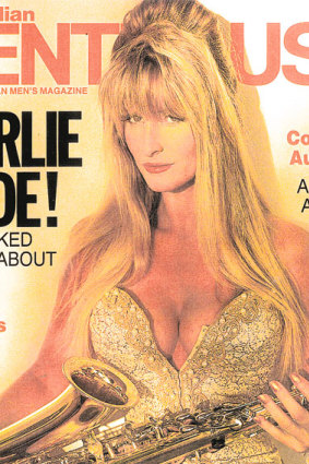No hoax: Fairlie Arrow graces the August 1993 cover of Australian Penthouse.