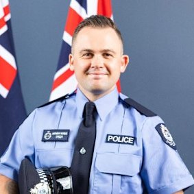 WA Police Constable Anthony Woods.
