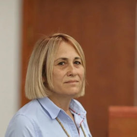 Hadas Klein gives evidence in the trial against Benjamin Netanyahu.