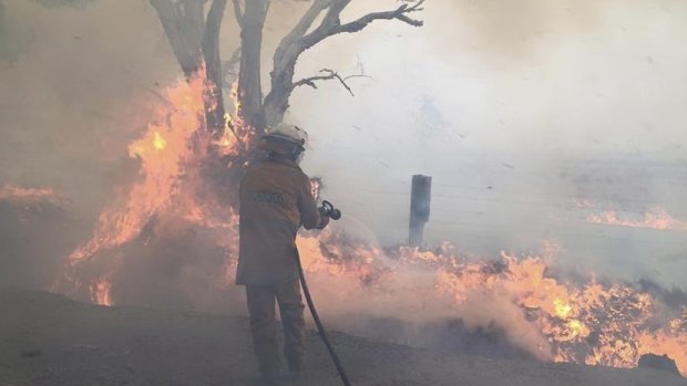 Bushfire watch and act was issued for parts of Baldivis. File image.