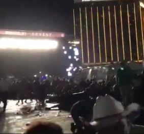 Las Vegas during the attack.