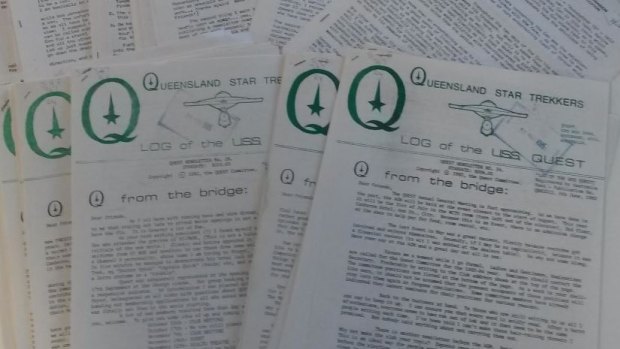 Old newsletters from the Queensland Star Trekkers Fan Club.