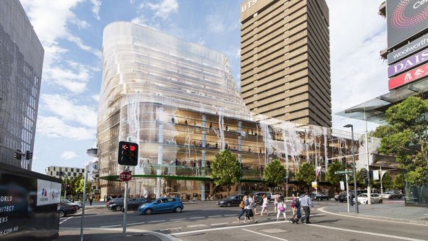 An artist's impression of how the new UTS campus would look.