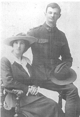 John Wallace Malseed with his wife Cecilia on their wedding day. Malseed is Tony Wright's grandfather.
