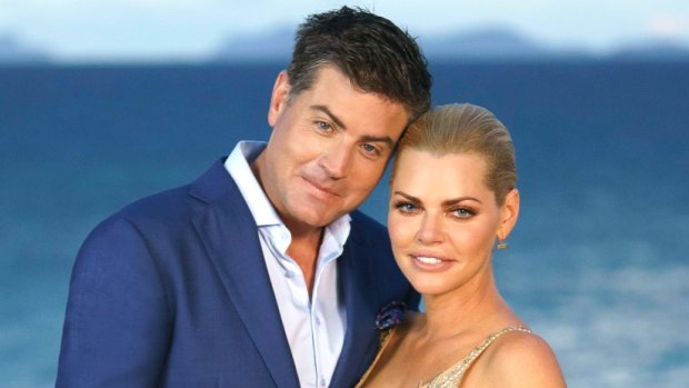 Sophie Monk with Stu Laundy during <i>The Bachelorette</i> finale.