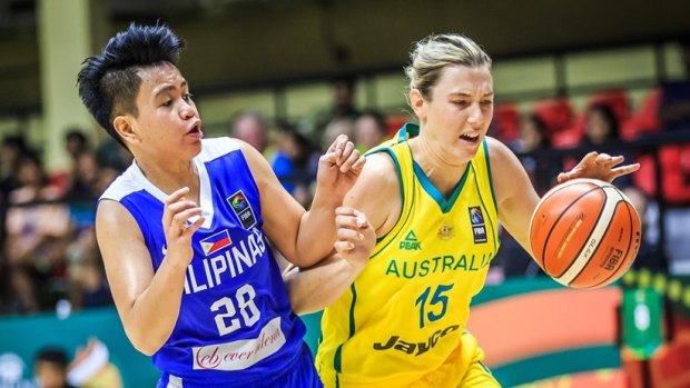 Opals forward Sara Blicavs top-scored against The Philippines on Monday.