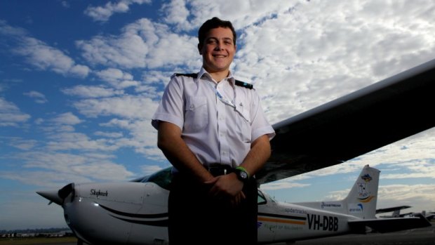 17-year-old Alex Fisher will fly around Australia for the Royal Flying Doctor Service.