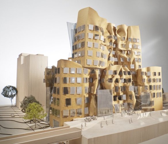 A model of the UTS business school designed by Frank Gehry.