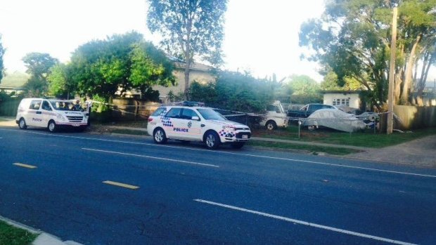 The Boondall home where a 55-year-old man died, allegedly after an altercation over loud music.