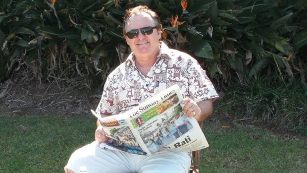Peter Foster supplied a picture of himself to Fairfax Media while he was on the run two years ago. 