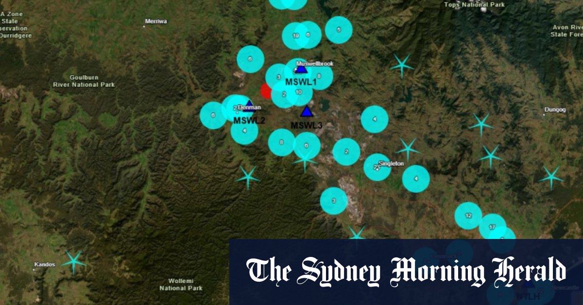 Muswellbrook earthquake shakes Sydney, NSW, Hunter region