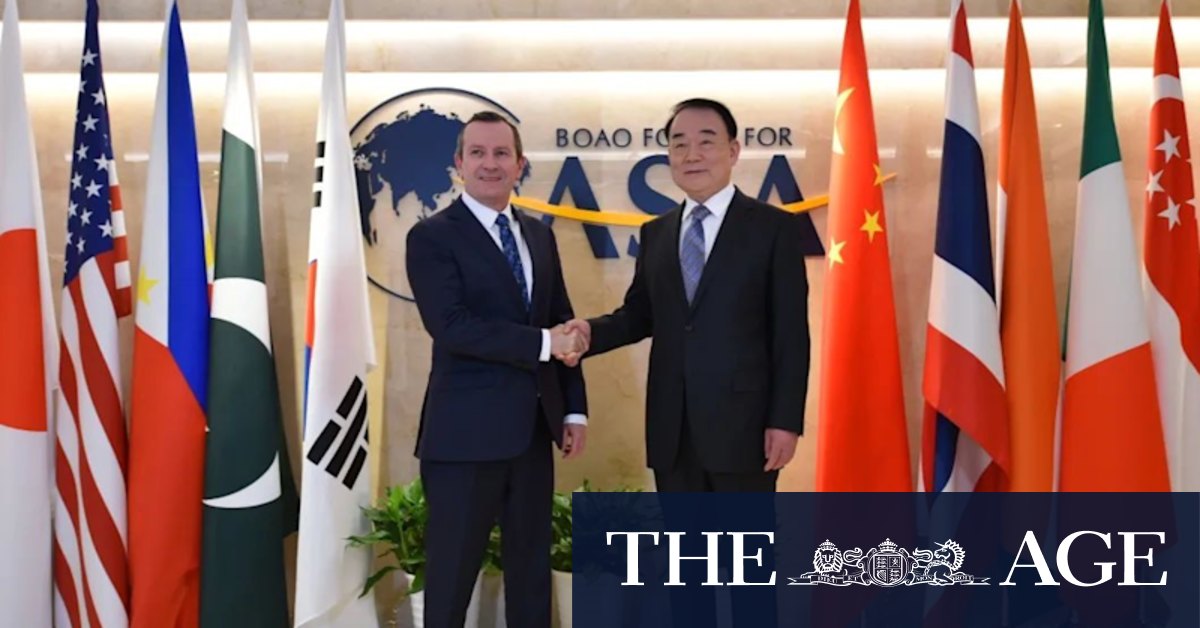China relations: China crowns Mark McGowan 'King of WA' as he moves closer to Beijing - Vimarsana News