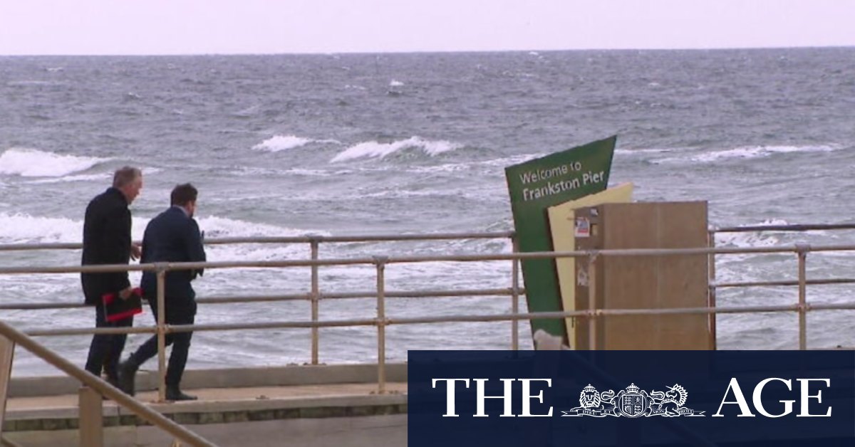 Stabbed by a stranger: Fisherman dies on Frankston pier