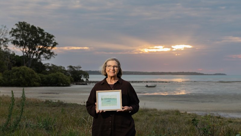 They used to mine sand here. Now this Moreton Bay island produces artists
